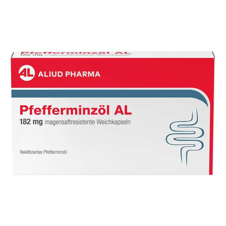 Pfefferminzöl AL 182 mg magensaftresistent Weichkapseln bei Reizdarm - 2