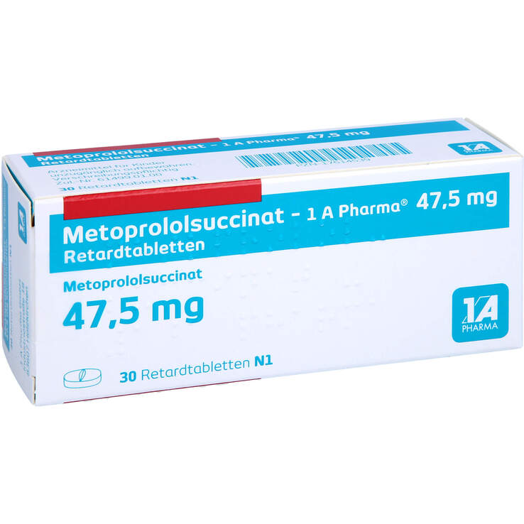 Metoprololsuccinat-1A Phar.47,5 Retardtabletten - 1