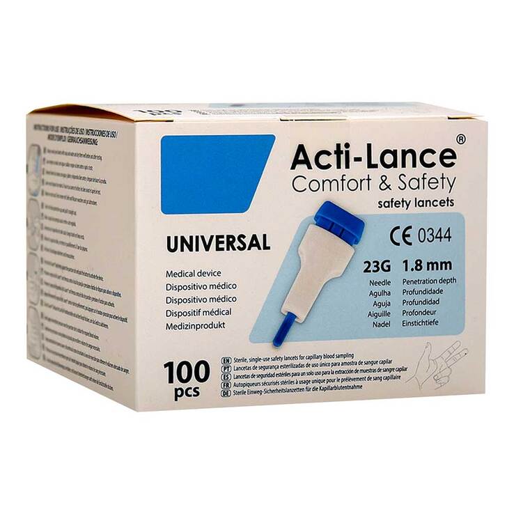 Sicherheitslanzetten Acti-Lance universal 23 G - 1