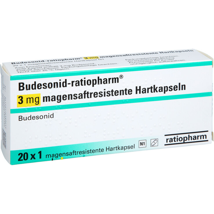 Budesonid-ratiopharm 3 mg magensaftresistent Hartkapseln - 1