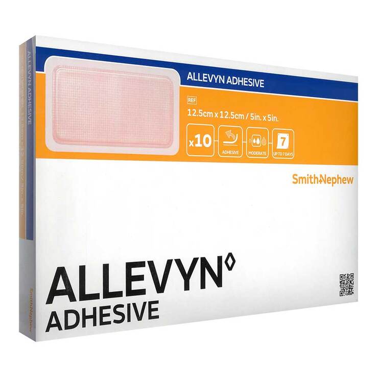 Allevyn Adhesive 12,5x12,5 cm haftende Wundauflage 10 St