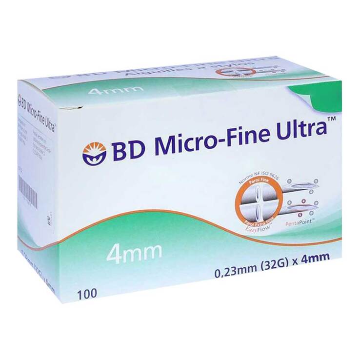BD Micro-Fine Ultra Pen-Nadeln 0,23x4 mm - 1