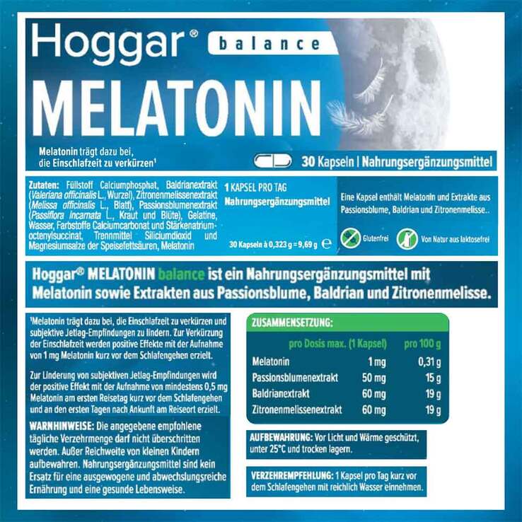 Hoggar Melatonin balance Einschlafkapsel - 5