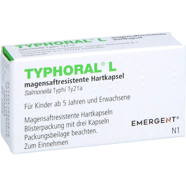 Typhoral L magensaftresistente Hartkapseln - 1