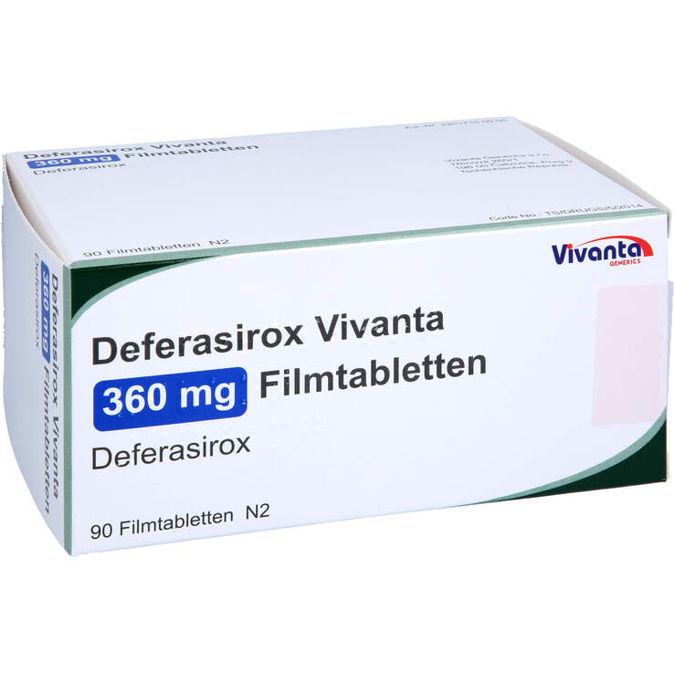 Deferasirox Vivanta 360 mg Filmtabletten - 1