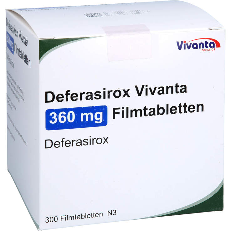 Deferasirox Vivanta 360 mg Filmtabletten - 1