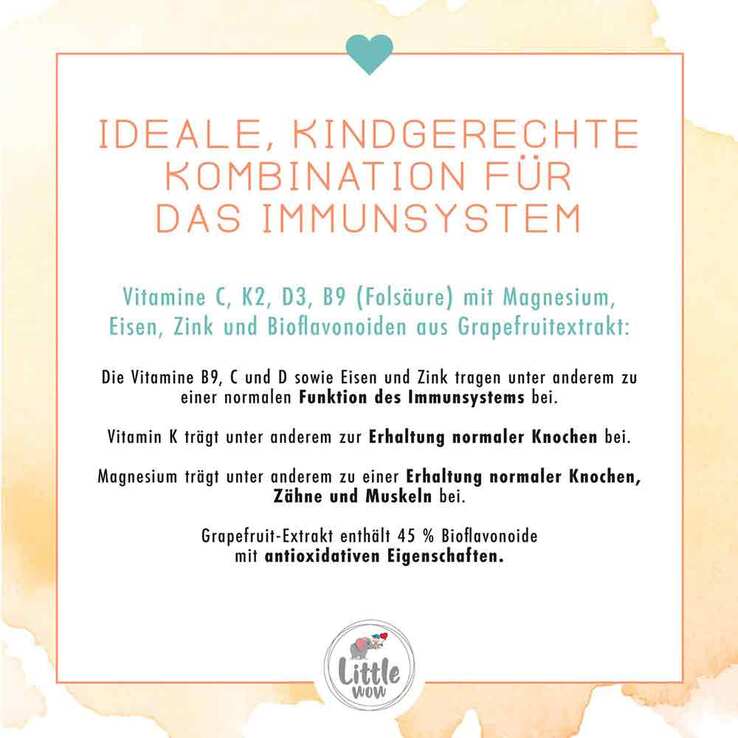 Little Wow Immun Kids Immunsystem Kind.vegan Kapseln - 3