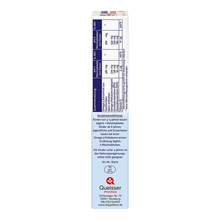 Doppelherz Omega-3 Gel-Tabs family Erdbeer Citrus system - 4