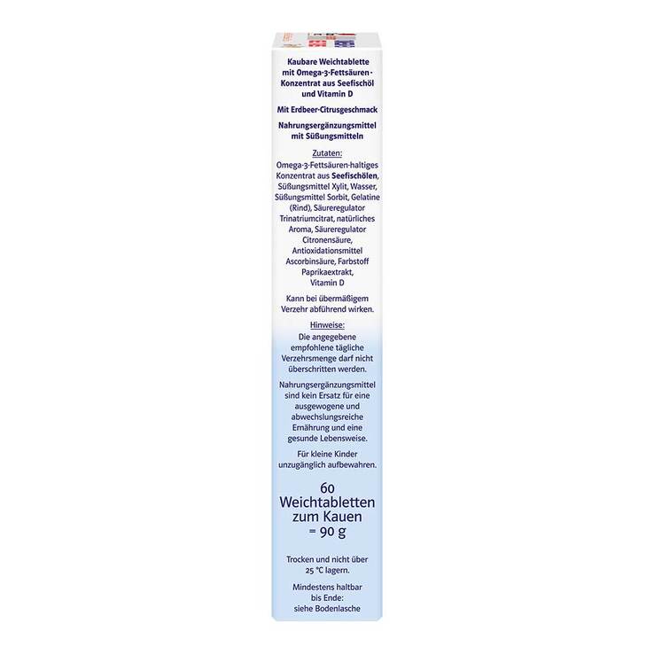 Doppelherz Omega-3 Gel-Tabs family Erdbeer Citrus system - 5