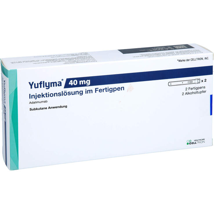 Yuflyma 40 mg / 0,4 ml Injektionslösung im Fertigpen - 1