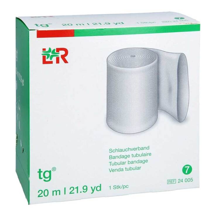 TG Schlauchverband Größe 7 20 m weiß - 1
