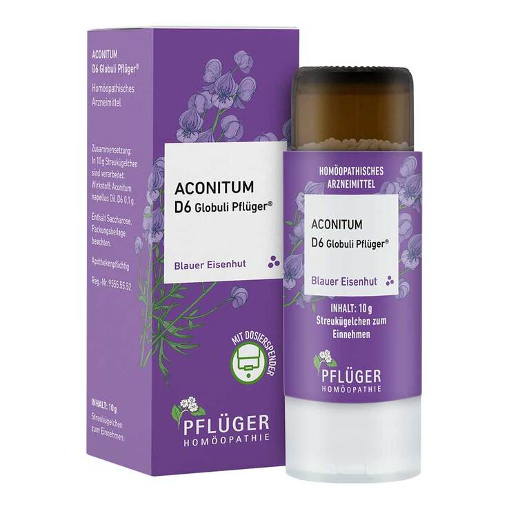 Aconitum D6 Globuli Pflüger Dosierspender - 1