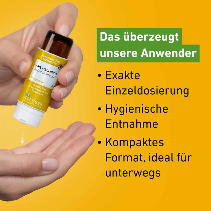 Apis mellifica D6 Globuli Pflüger Dosierspender - 4