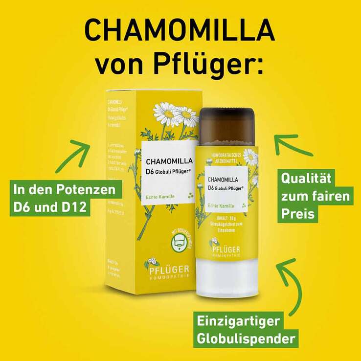 Chamomilla D12 Globuli Pflüger Dosierspender - 3