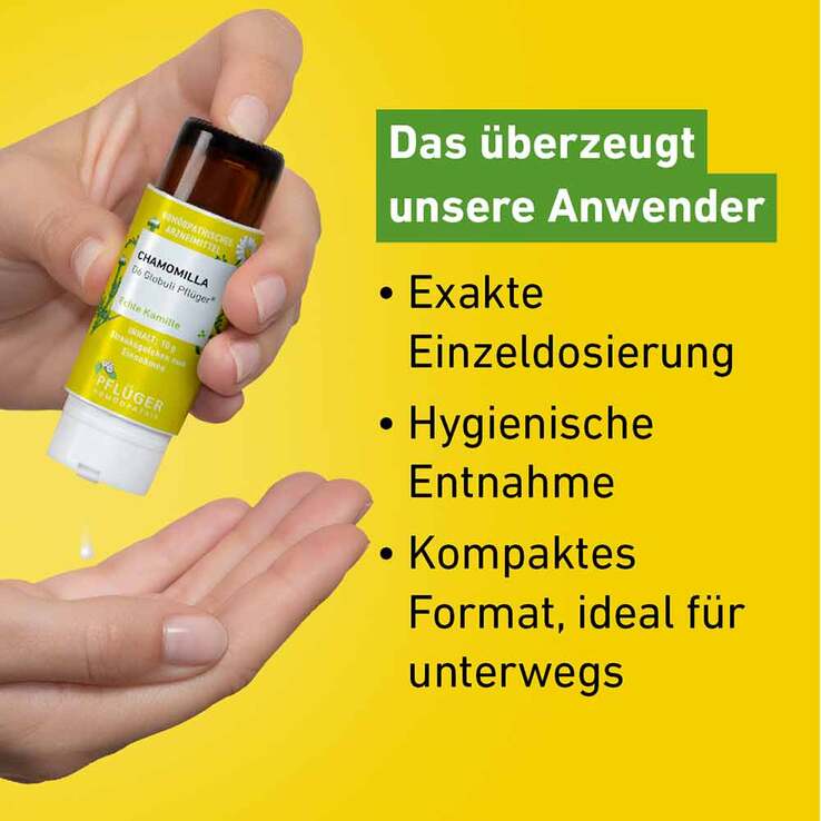 Chamomilla D12 Globuli Pflüger Dosierspender - 4