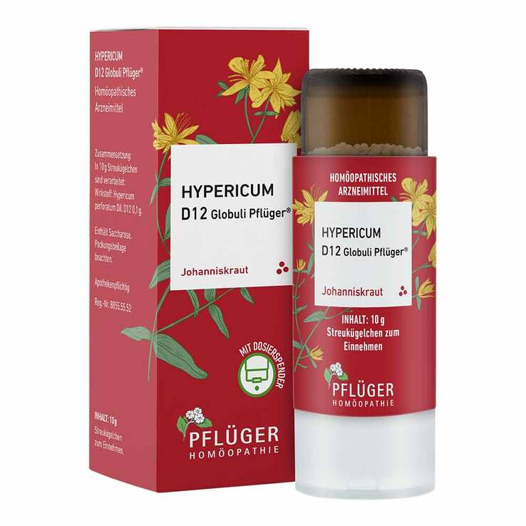 Hypericum D12 Globuli Pflüger Dosierspender - 1