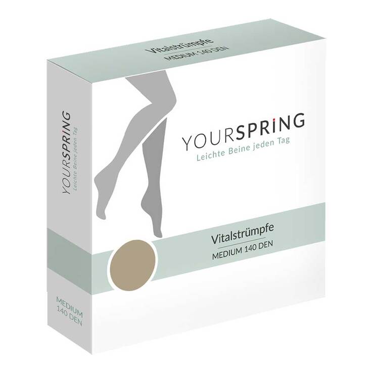 Yourspring medium transparent 140den AG Größe 3 oliv - 1