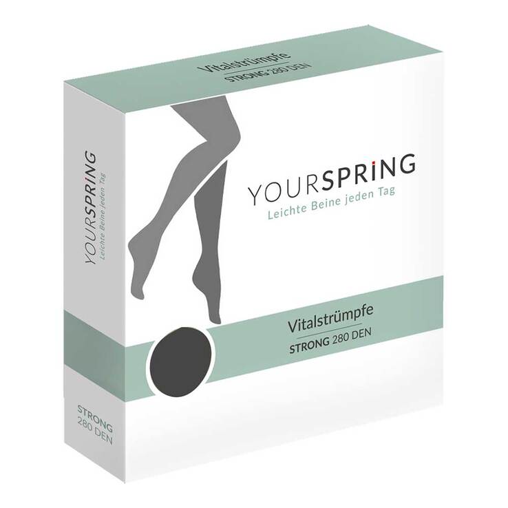 Yourspring strong blickdicht 280den AD 38 / 39 schwarz - 1