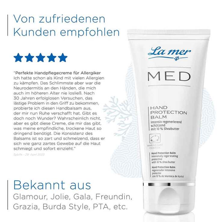 La mer Med Hand Protection Balm ohne Parfum - 5