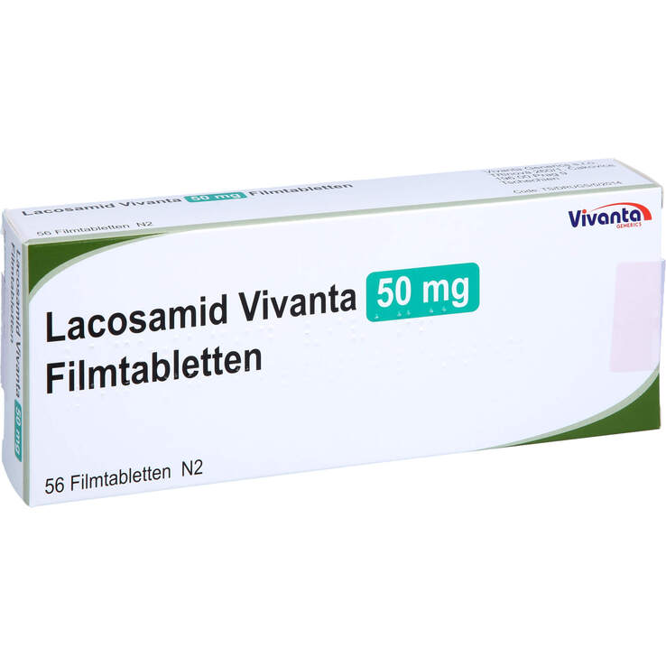 Lacosamid Vivanta 50 mg Filmtabletten - 1