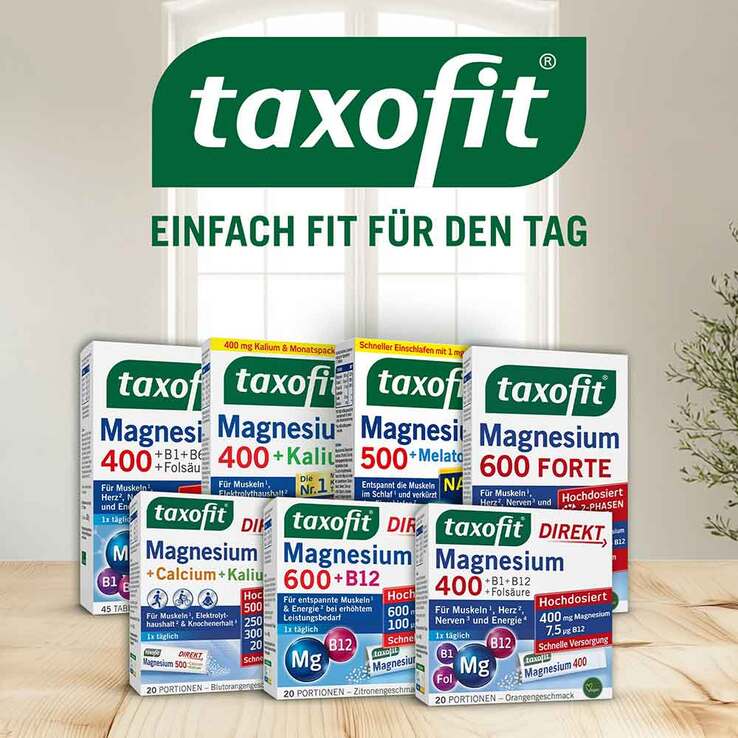 Taxofit Magnesium 400 + Kalium Depot Tabletten - 7