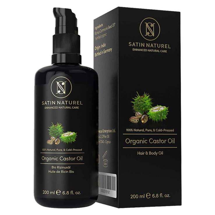 Satin Naturel Bio Rizinusöl kaltgepresst Haare 200 ml bei APONEO kaufen