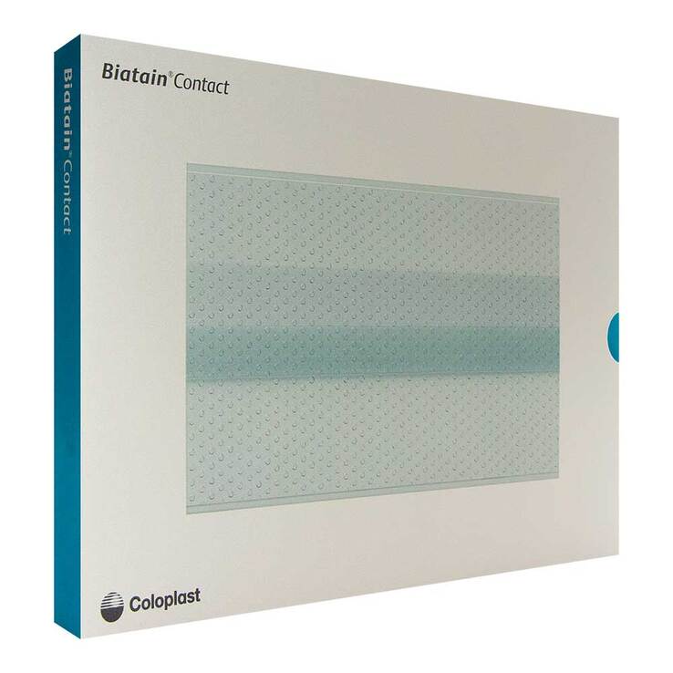 Biatain Contact Silikon Kont.Auflage 5x7,5 cm n.haft. 10 St