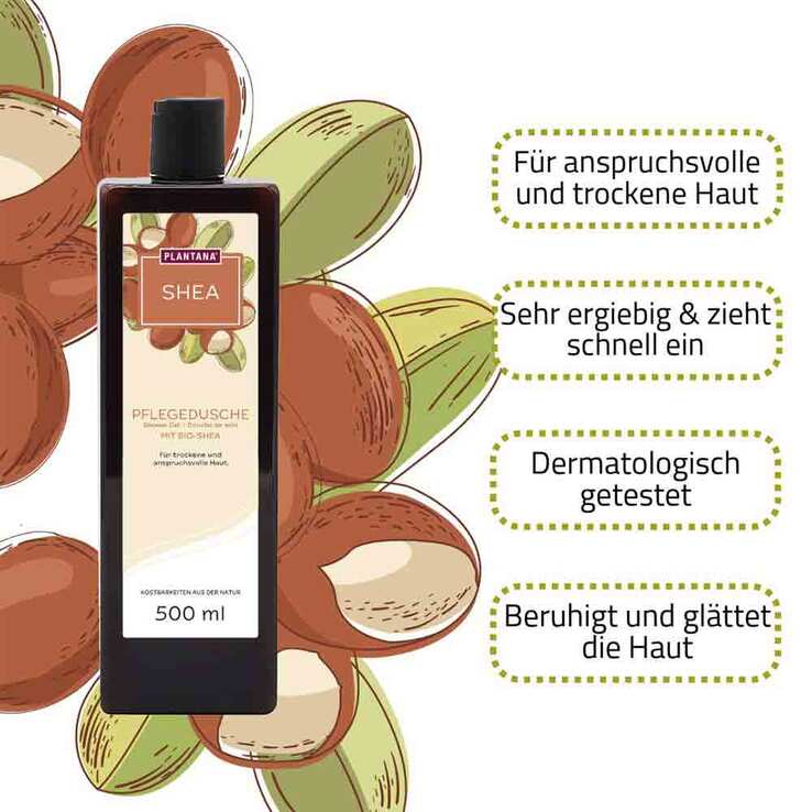 Plantana Shea Pflege Duschbad mit Bio-Shea - 2