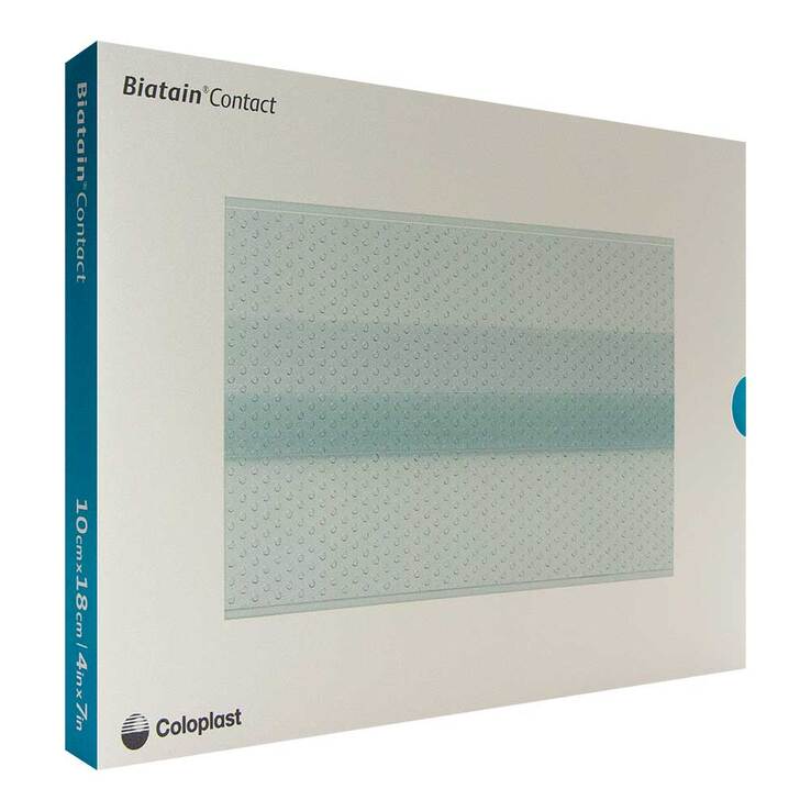 Biatain Contact Silikon Kont.Auflage 10x18 cm n.haft. - 1