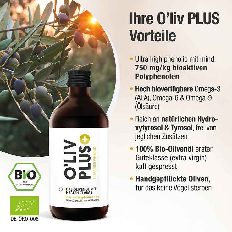 Oliv Plus high phenolic Bio Olivenöl - 3