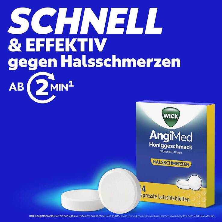 WICK Angimed Honiggeschmack 5 mg / 1 mg Lutschtabletten - 2
