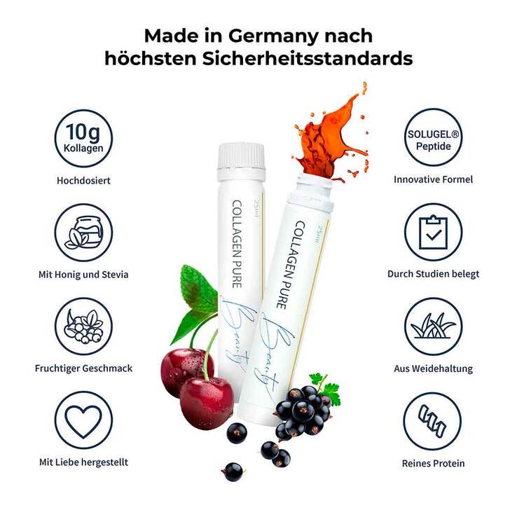 Collagen Pure Beauty 10 g Kollagen hochdosiert Gold-Edition - 2