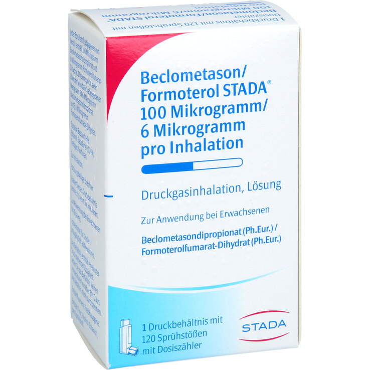 Beclometason / Formoterol STADA 100 / 6 µg 1x120 Hub - 1