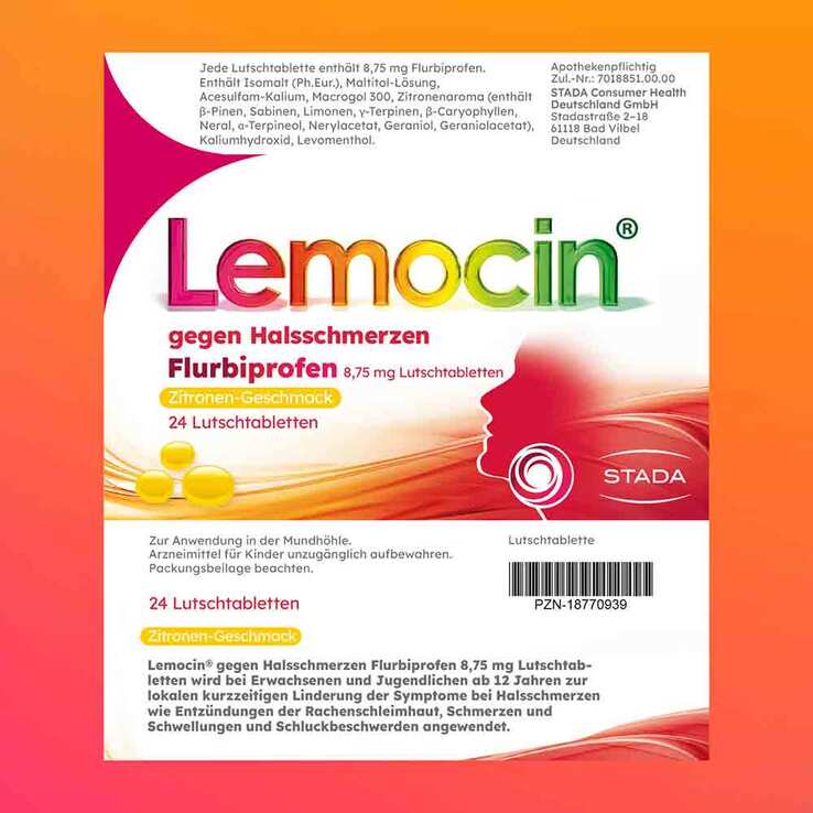 Lemocin gegen Halsschm.Flurbiprofen 8,75 mg Lut. - 6