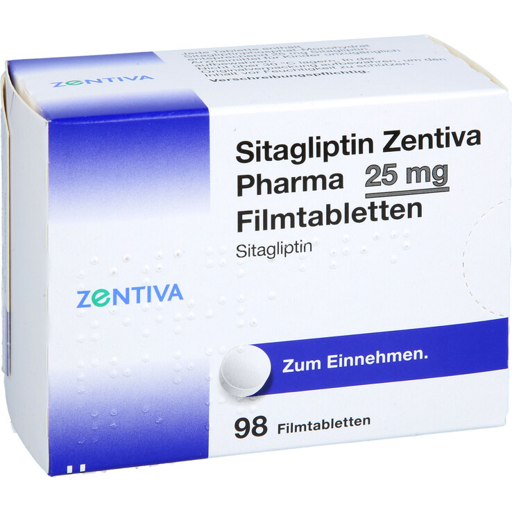 Sitagliptin Zentiva Pharma 25 mg Filmtabletten - 1