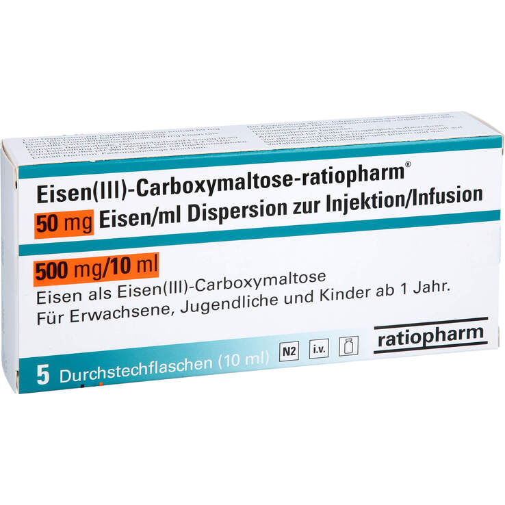Eisen III-Carboxymaltose-ratio 50mg Eisen / ml 500mg - 1