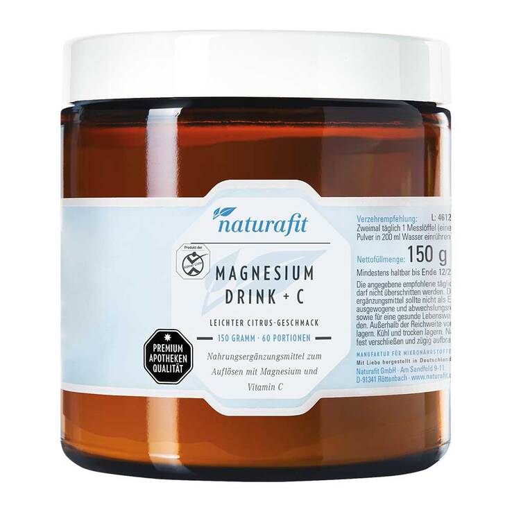 Naturafit Magnesium Drink + C Citrus Pulver 150 g