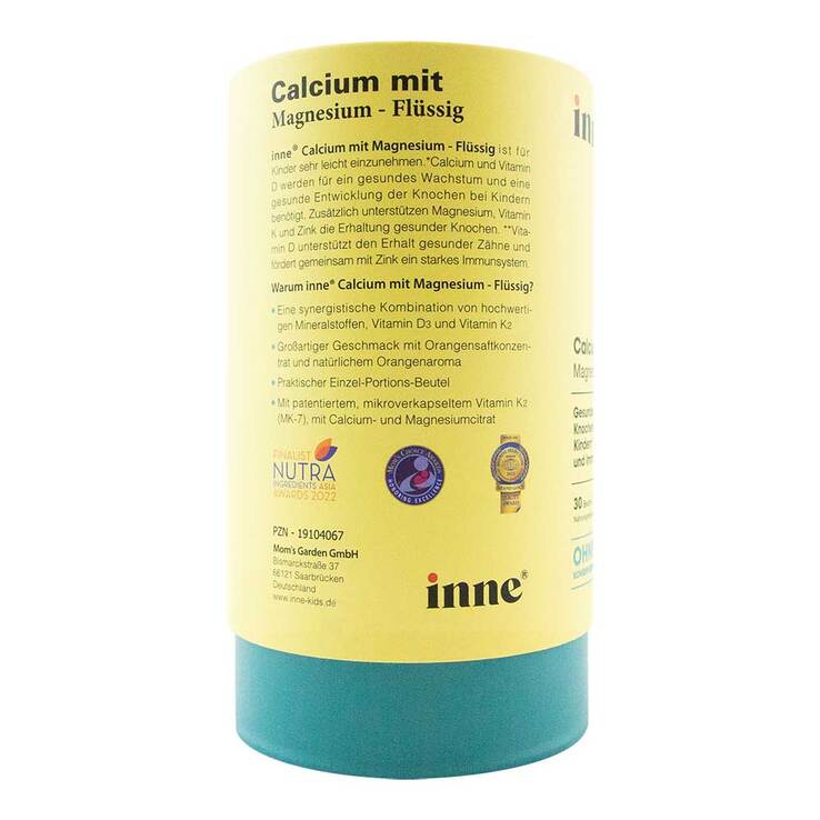 Inne Calcium + Magnesium + Zink + Vit.D3 + Vit.K2 flüssig - 3