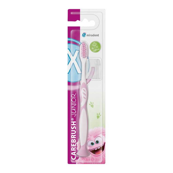 Miradent Carebrush Junior Zahnbürste 6 - 12 J.pink - 1