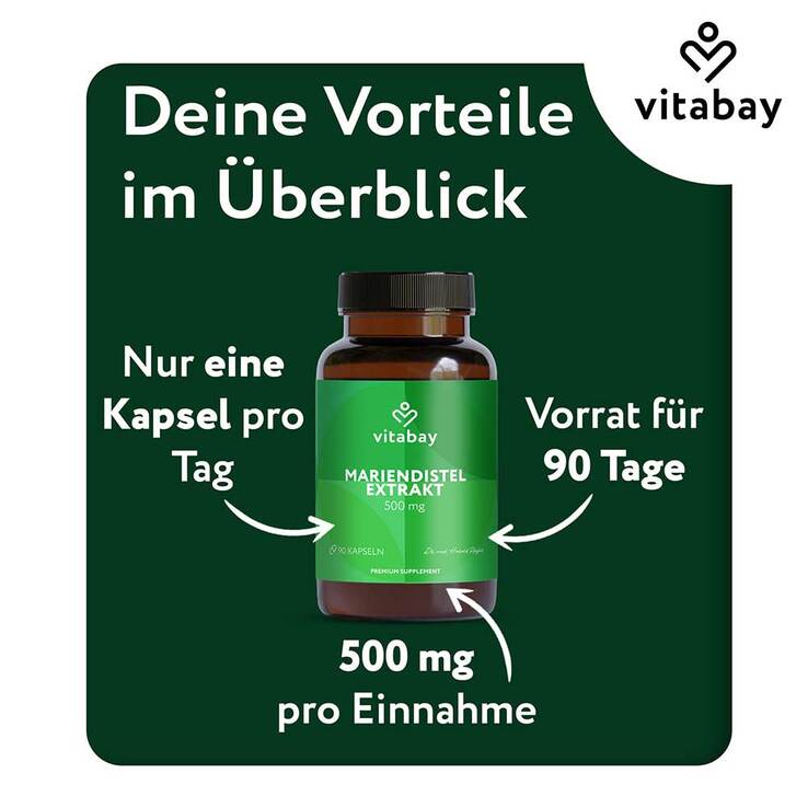 Mariendistel 500 mg Extrakt Kapseln - 3