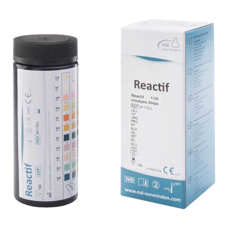 Urinteststreifen Reactif 11M Eigenanwendung - 1