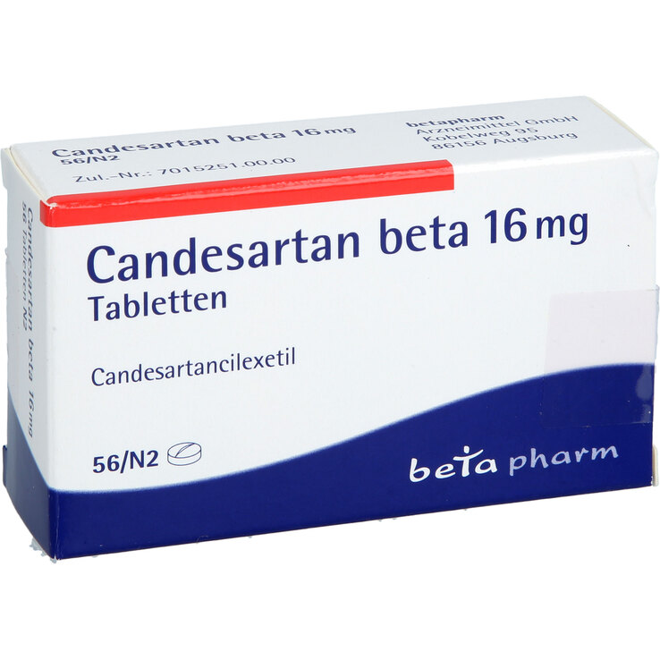 Candesartan beta 16 mg Tabletten 56 St auf E-Rezept kaufen | APONEO