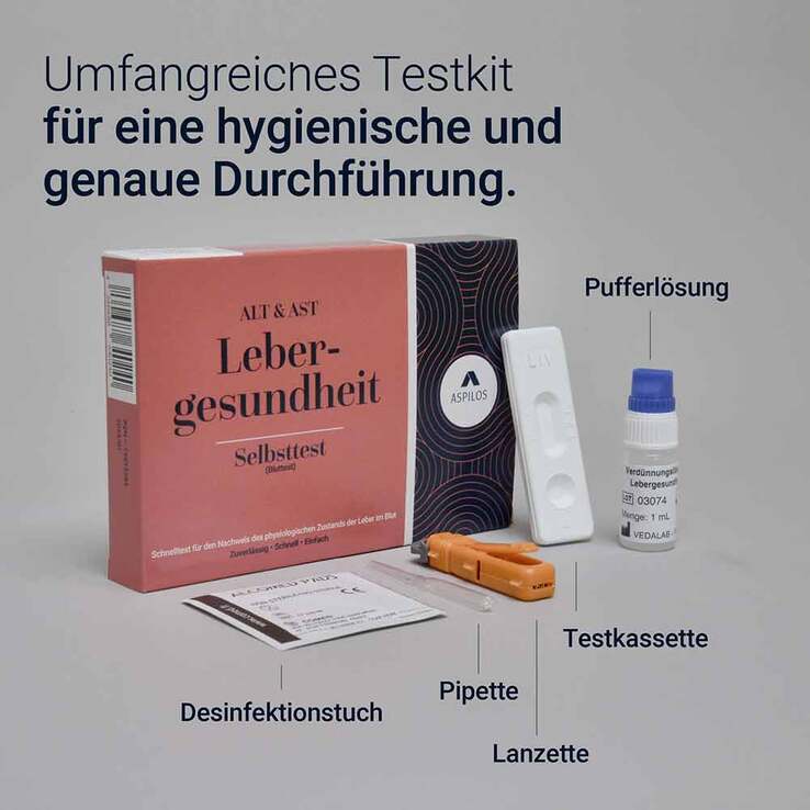 Aspilos Selbsttest Lebergesundheit Ast & Alt - 6