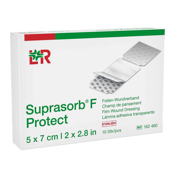 Suprasorb F Protect Folien-Wundverband 5x7 cm ste. - 1