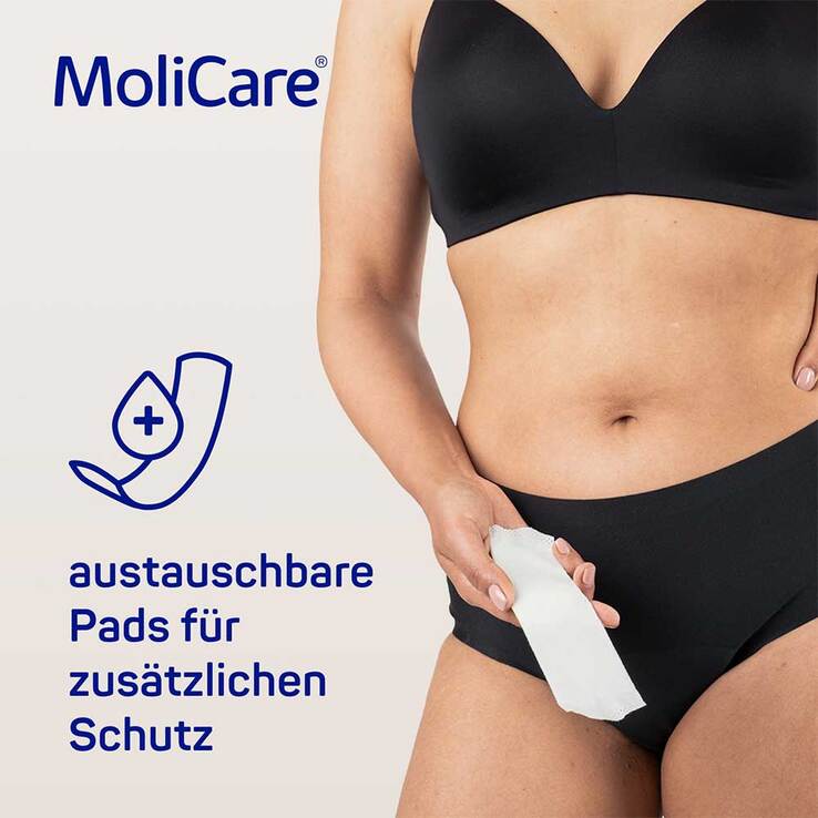 Molicare lady Absorbent underwear + 5 Pads Größe M - 3