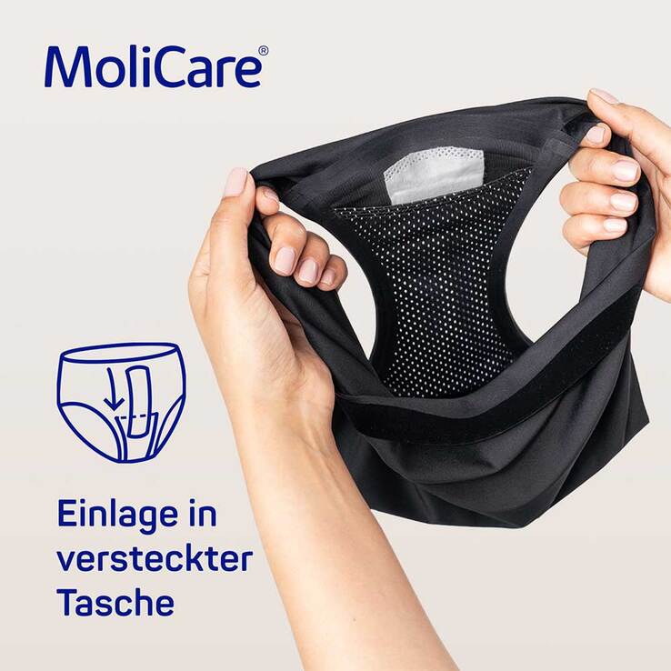 Molicare lady Absorbent underwear + 5 Pads Größe M - 4