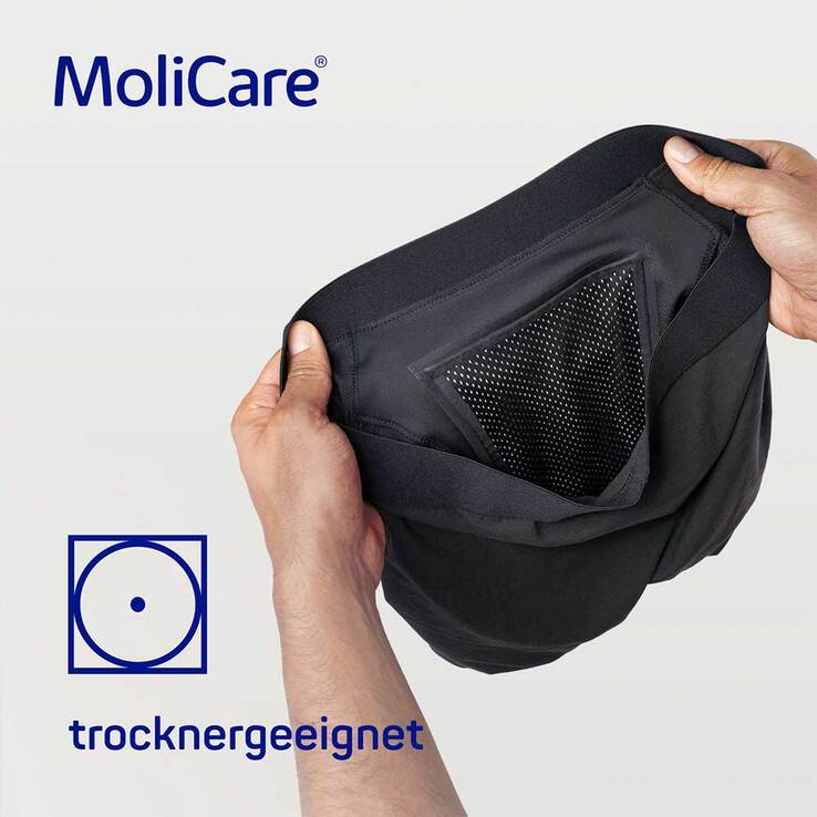 Molicare men Absorbent underwear + 5 Pads Größe L - 8