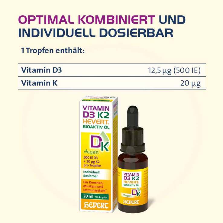 Vitamin D3 K2 Hevert Bioaktiv Öl - 3