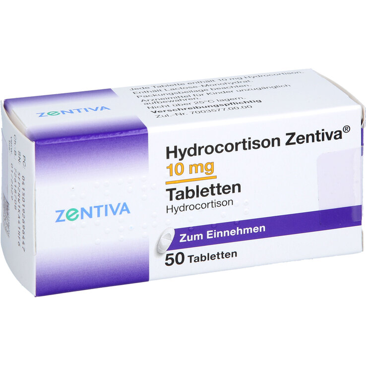 Hydrocortison Zentiva 10 mg Tabletten - 1