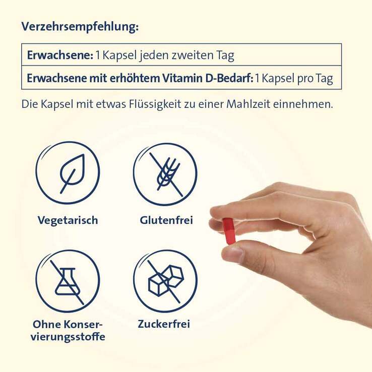 Vitamin D3 K2 Hevert + Calcium und Magnesium 4000 IE Kapseln - 3
